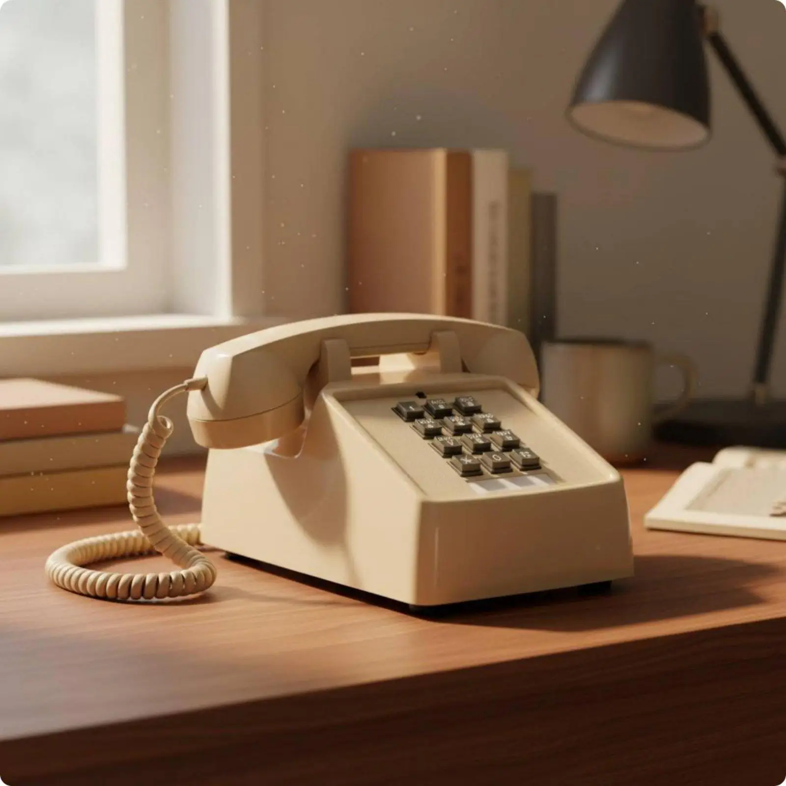 Retro Push Button Telephone Mechanical Bell Chime Retro Telephone Plug and Play