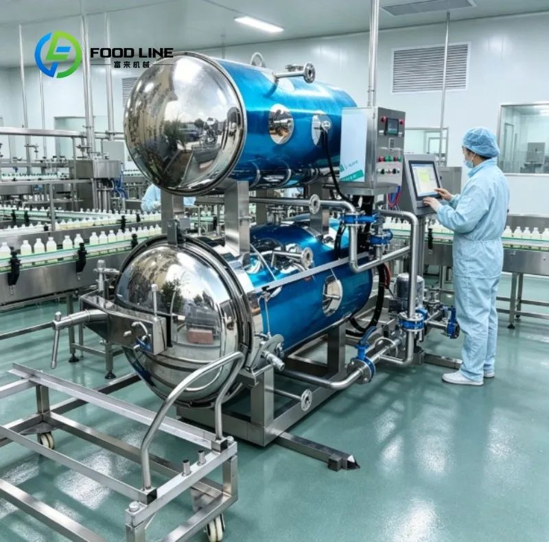 Commercial Retort Sterilization Equipment Designed for High Temperature Applications Reliable Performance in Food Processing