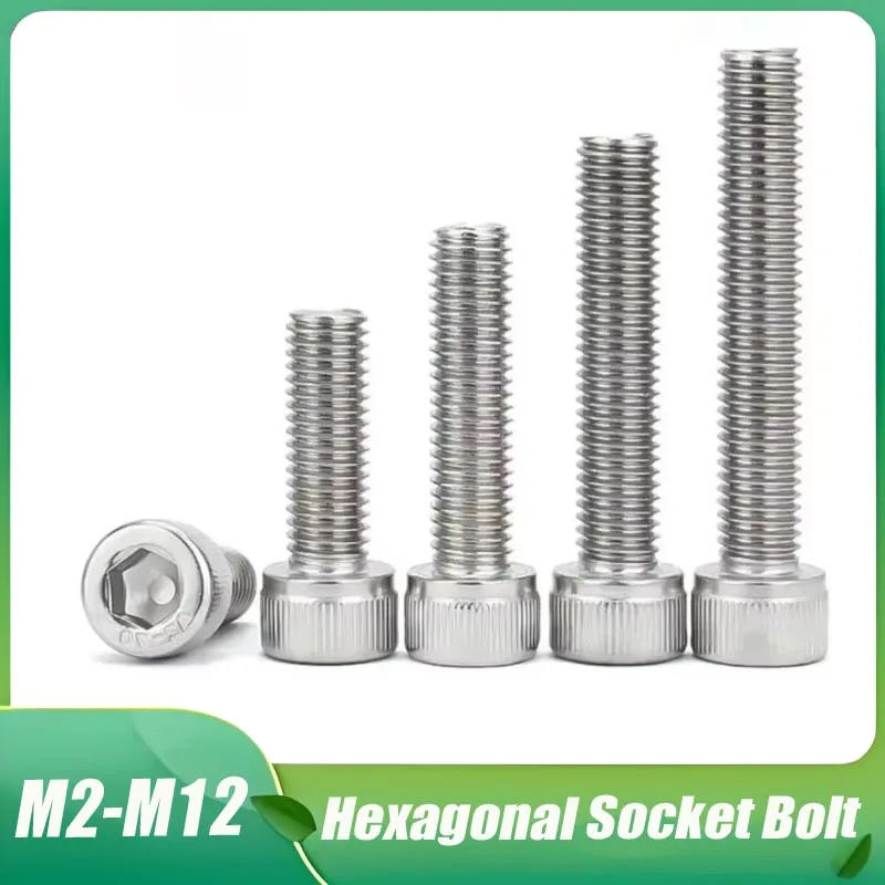 

Thread Hex Hexagon Socket Screw Reverse Thread Cup Head Bolts 316 Stainless Steel M2 M2.5 M3 M4 M5 M6 M8 M10 M12 2~30Pcs