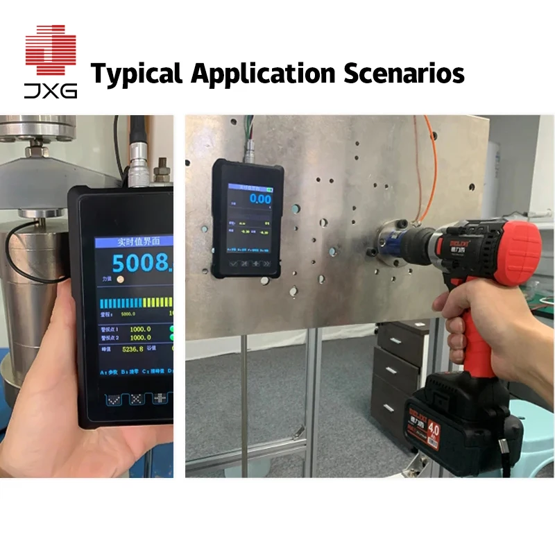 Handheld Digital Dynamometer Force Gauge with Load Cell Indicator, Tension Measuring, RS485/4-20mA/0-10V Output