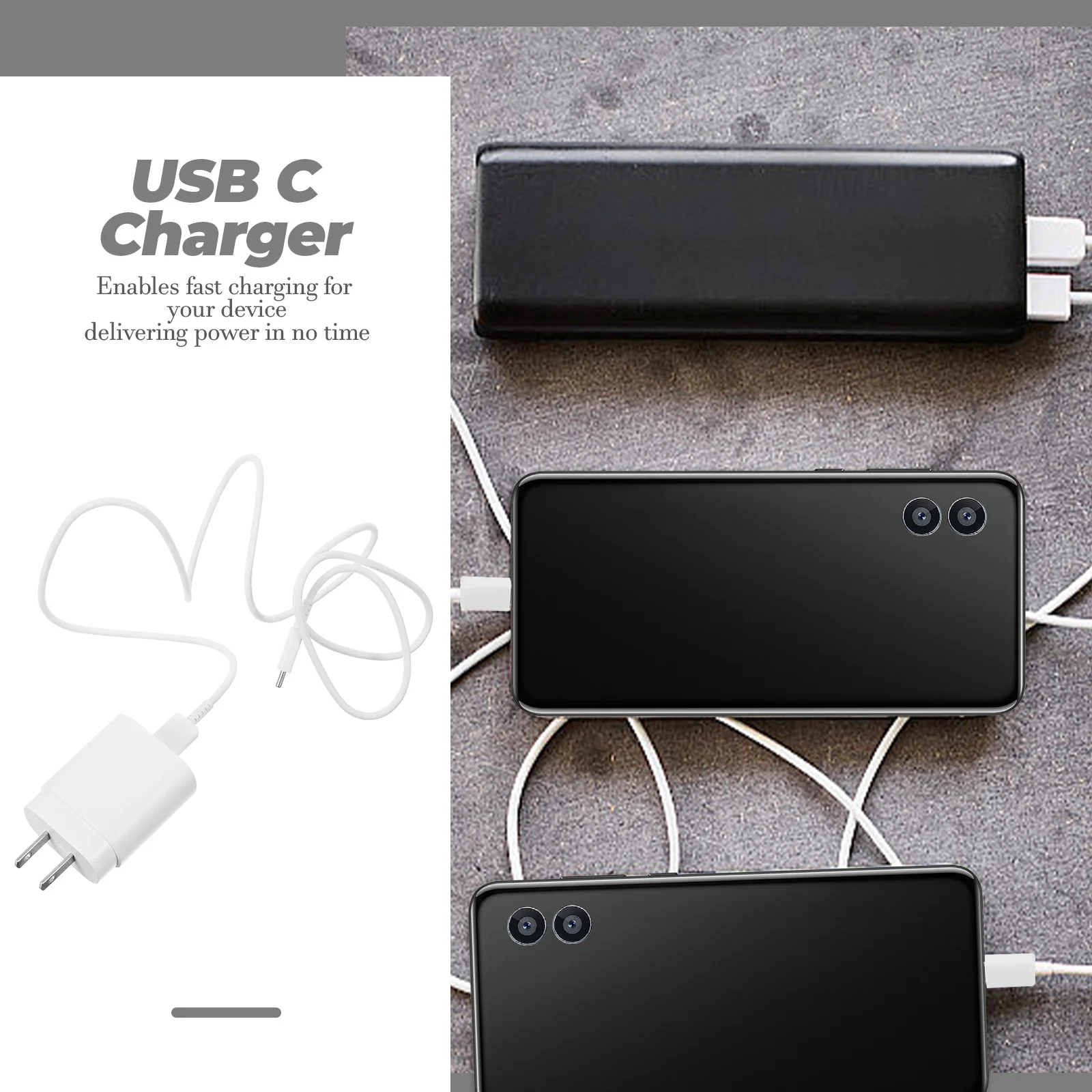 

25W Fast Charging for Phones 25W USB C Cable Metal Plug Portable Mobile Phone Accessories