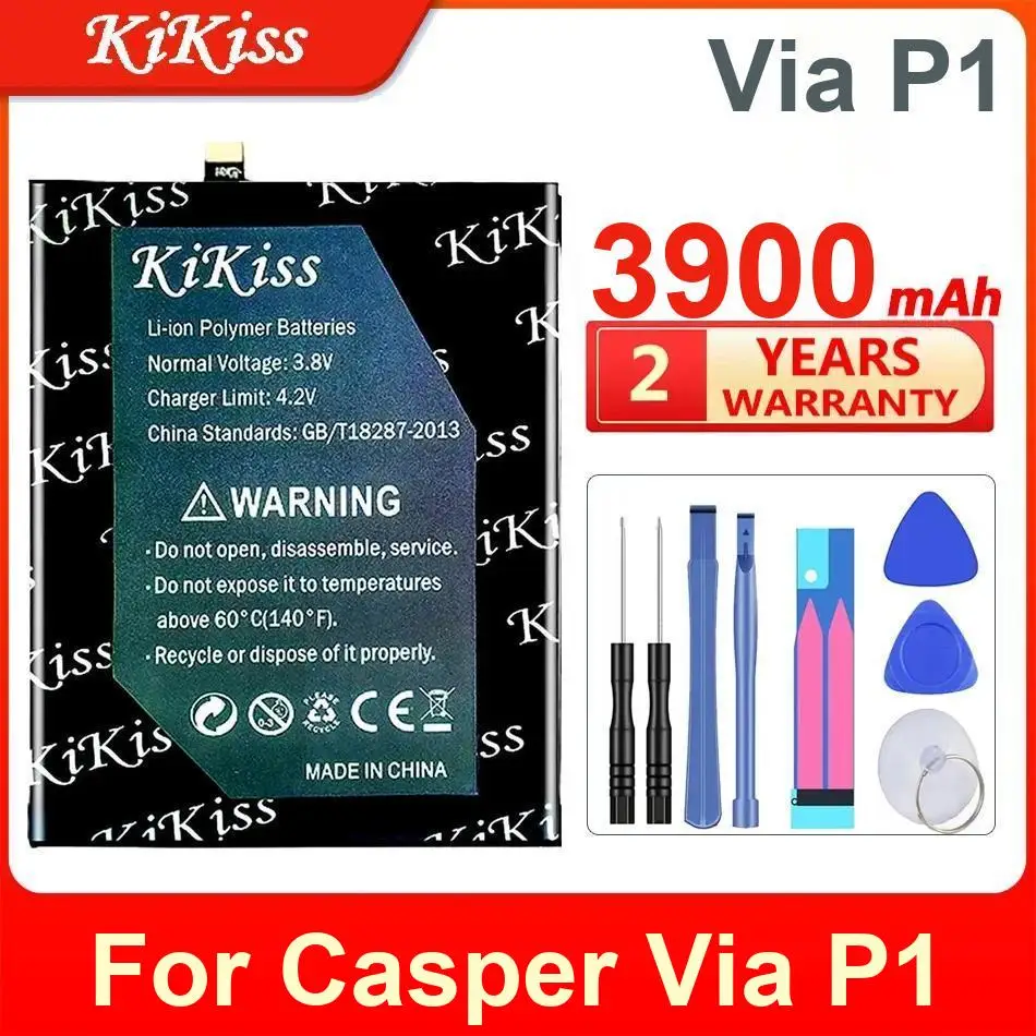 

Аккумулятор Kikiss 3900 мАч через P1 для Casper