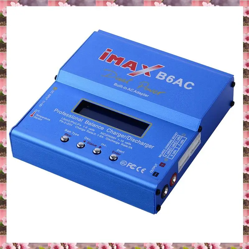 

2025 For IMAX B6AC 80W RC Balance Charger+XT60 Cable Digital Li- Life Nimh Nicd PB Lipo Battery Discharger US Plug Easy Insta