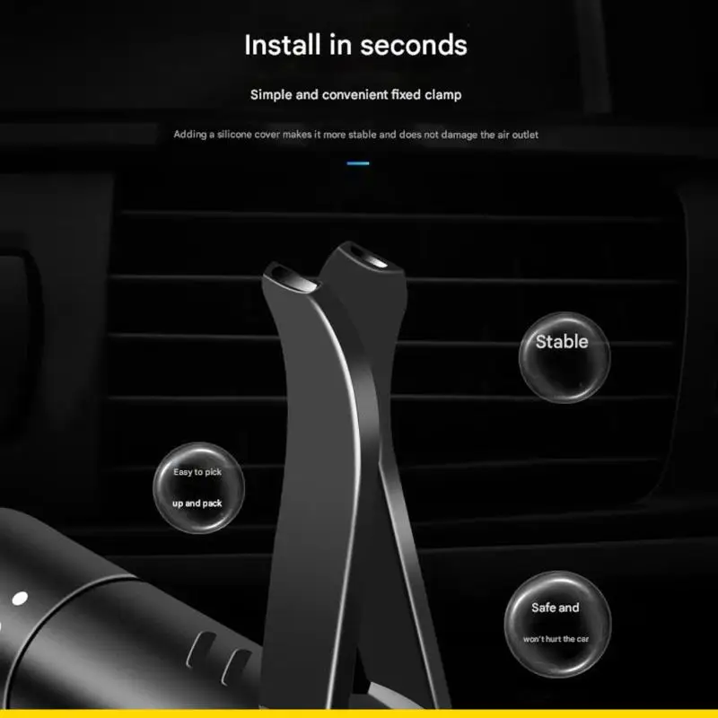 SZCH Auto-Duft-Auto-Lufterfrischer-Entlüftungsclip, Aluminium-Diffusor-Clip, langlebig