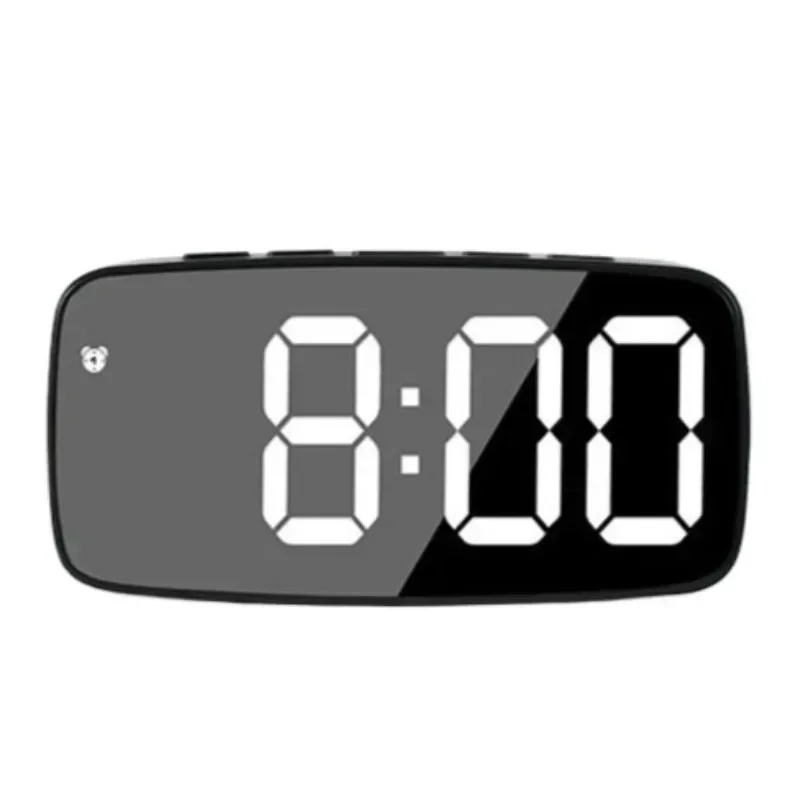 Digital Alarm Clock Smart Digital Alarm Clock LED Desktop Clock 2/24 Hours Date Temperature Sleep Function Bedroom Decoration