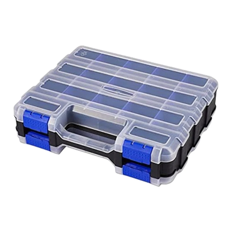 

Double Side Hardware Box Plastic Tool for Nuts Bolts Screws