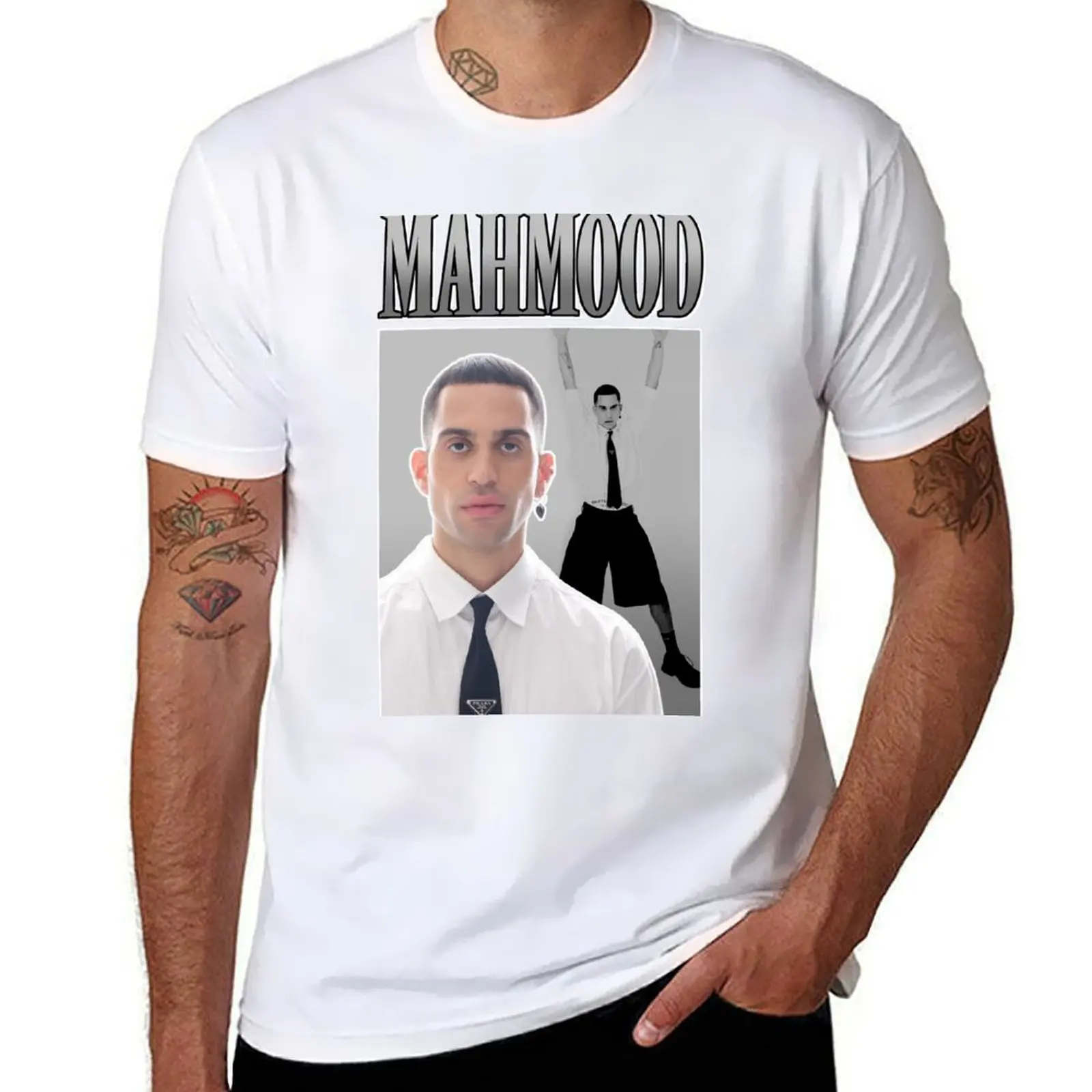 

Mahmood Brividi Sanremo 2022 Eurovision 2022 Italy White Y2K T-Shirt man t shirt graphic T-Shirt