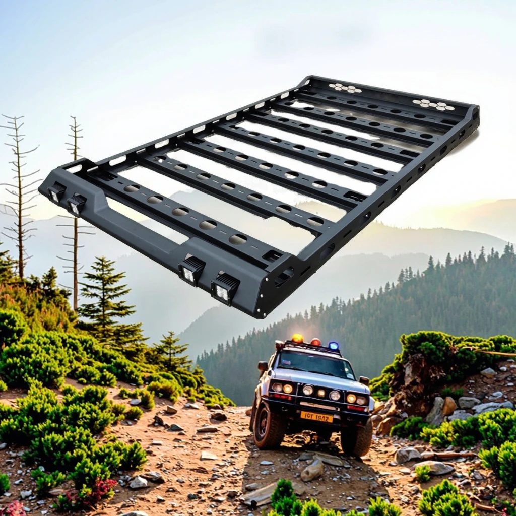 

Steel Top Quality Roof Rack Surface Powder Model Coating Cargo Basket Carrier for Jimny 2019 JB74