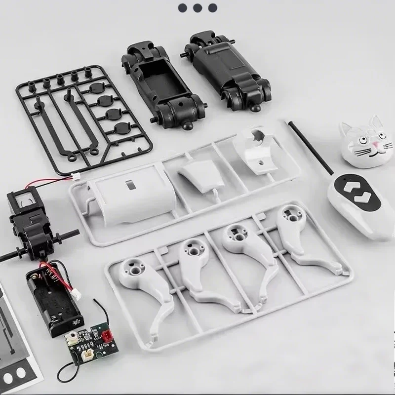Robot Anak-anak Mainan Anjing Mekanis Remote Control Pengajaran Sains DIY Model Perakitan Mainan Set Listrik untuk Hadiah Anak Laki-laki
