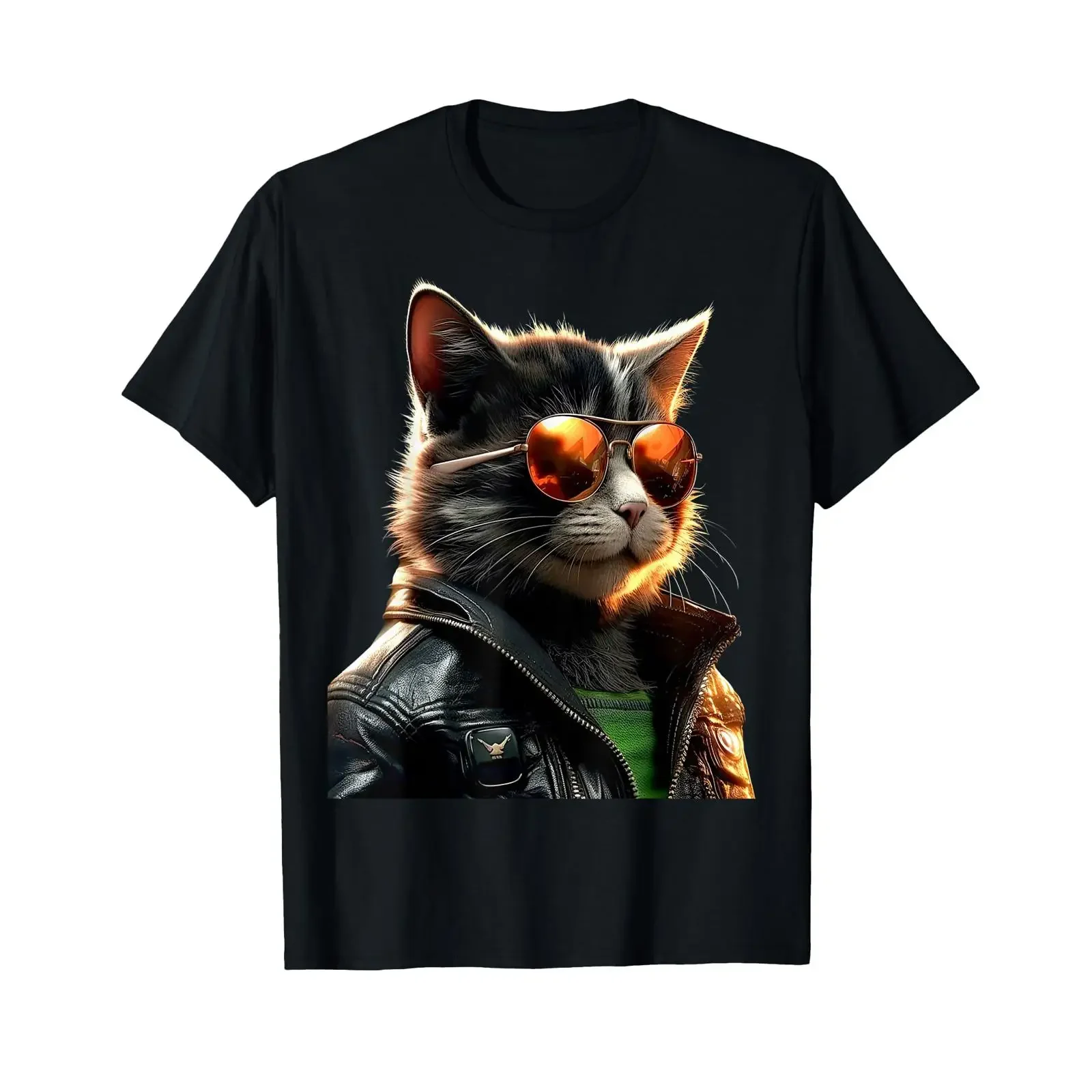 Cat with sunglasses mom meow I love cats T shirt vintage Washed Unisex streetwear graphic Stylish Versatile fashion