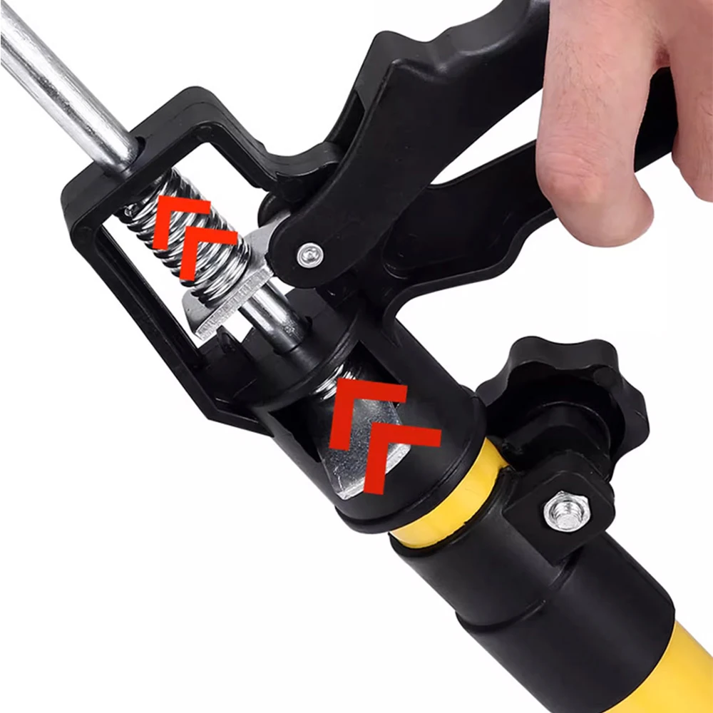 2Pcs Labor-Saving Telescopic Support Rods Jack Bar Drywall Door Lift Support Construction Tool for Cabinet Stairs Porches Deck