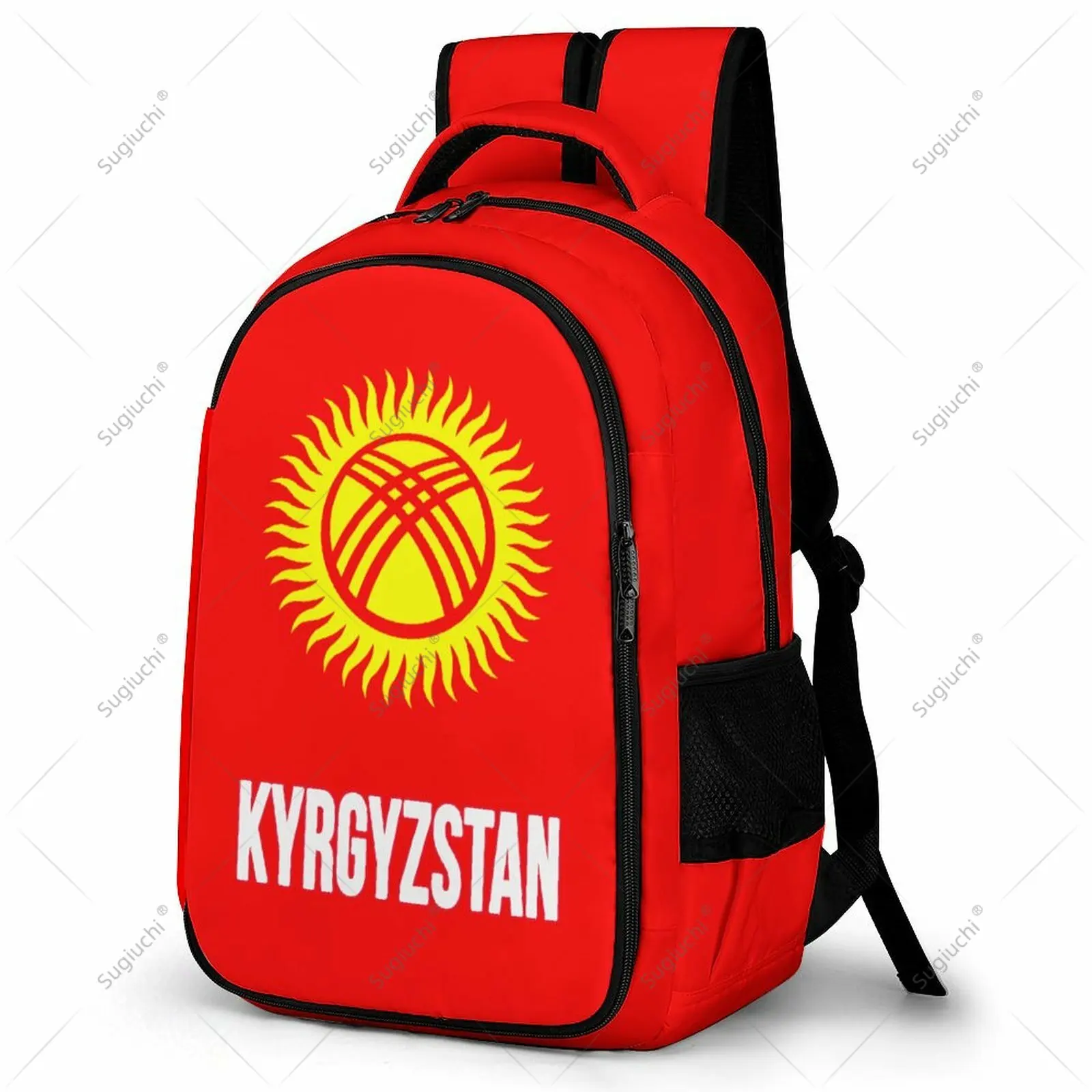 

Backpack Kyrgyzstan Flag Student Schoolbag Smart Business Travel Leisure Backpack Laptop Back Pack Office Work Bag