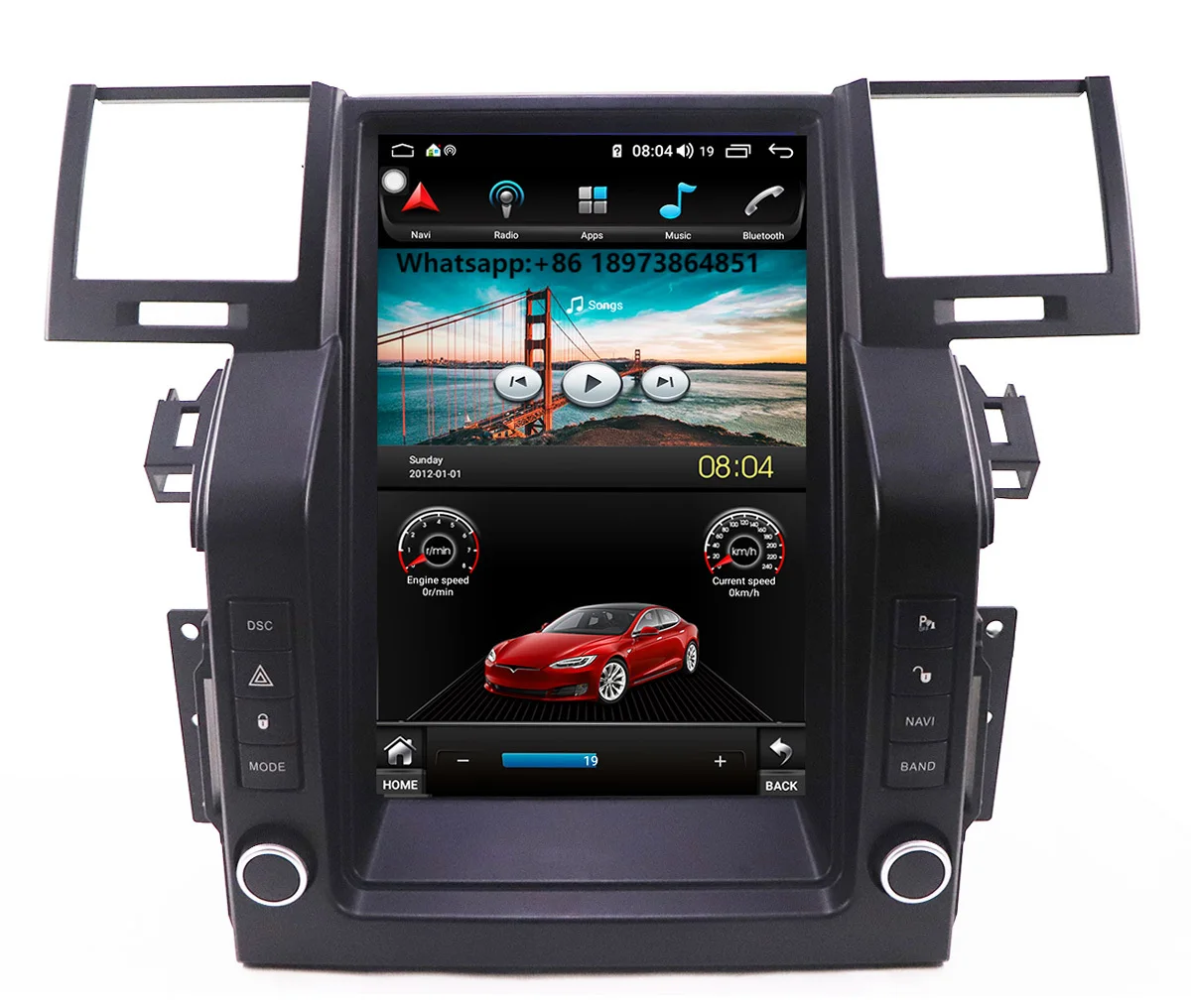 

12.1'' Android Radio Octa Core Car Video DVD Player Head Unit for Land Range Rover Sport 2005-2009 With GPS Navigation