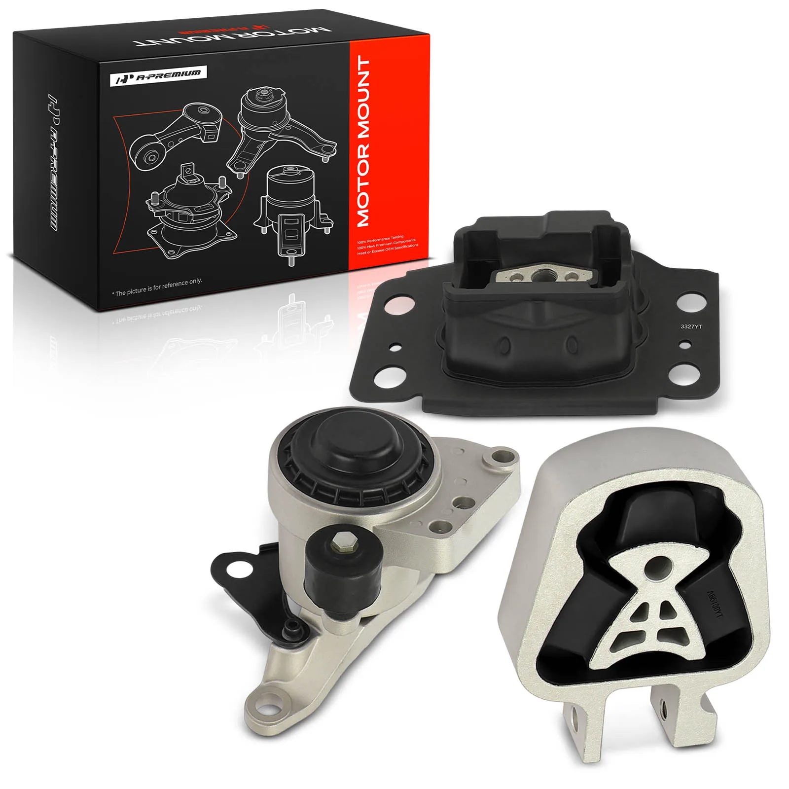 A-Premium 3pcs Engine Motor & Transmission Mount for Ford Fusion 2013-2017 Lincoln MKZ 2013-2016