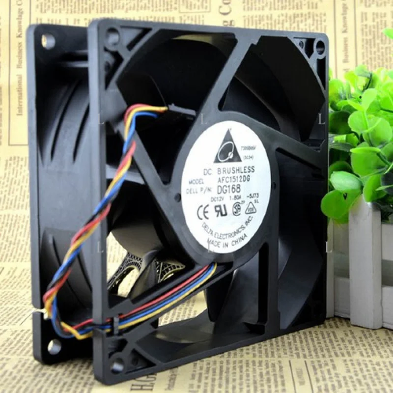 L 1 Stück für Delta AFC1512DG 12 V 1,80 A Lüfter mit großem Luftvolumen, 150 x 150 x 50 mm