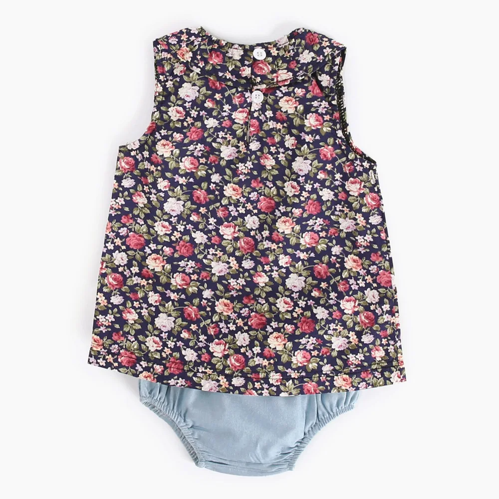 Sanlutoz-Conjuntos de ropa de algodón para niñas, conjuntos de bebé con estampado bonito, ropa de bebé de princesa, moda de verano, 2 piezas