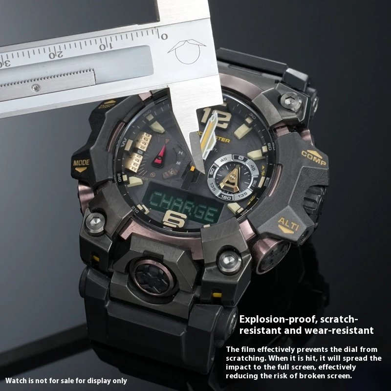 Steel Film For Casio Big Mud King GWG-B1000 Watch Tempered Film GWG-2000 Film Full Screen Glass Explosion-Proof Protective Film