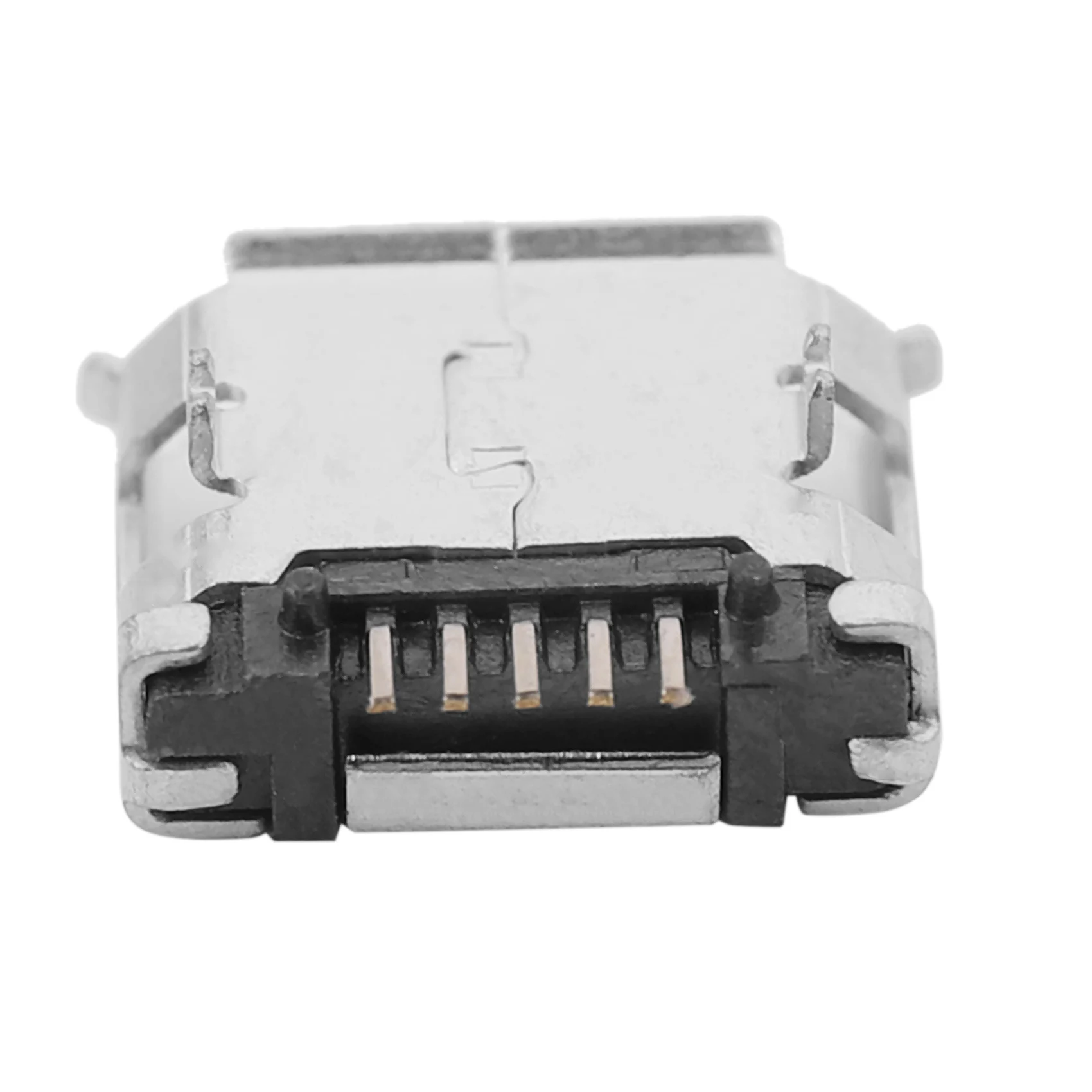 ABJI-180Pcs Micro-USB Type B Female 5 Pin SMT Placement SMD DIP Socket Connector