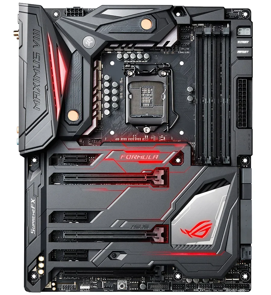LGA 1151 Motherboard ASUS ROG MAXIMUS VIII FORMULA Motherboard LGA 1151 DDR4 Intel Z170 PCI-E 3.0 USB3.1 M.2 ATX untuk cpu 3 6100