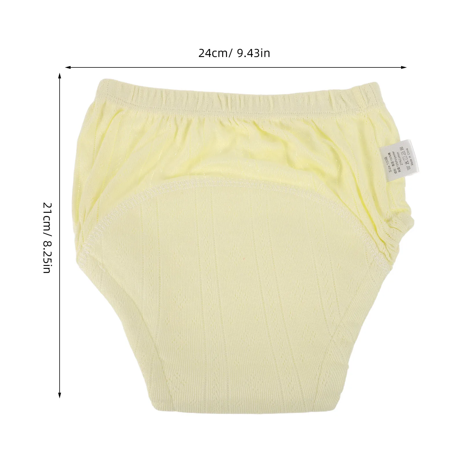 سراويل تدريب للأطفال قابلة للغسل وقابلة للتنفس ومضادة للتسرب وتصميم سحب لتدريب المرحاض وسراويل قماشية للأطفال الصغار