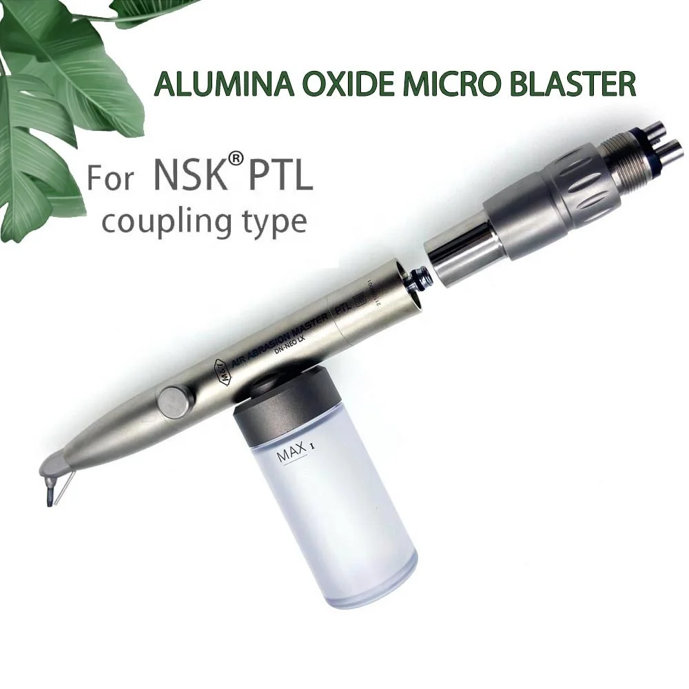 M&Y Dental Alumina Micro Sandblaster Turbine P*L Quick Connector Air Polisher Teeth Whitening Sandblasting Gun