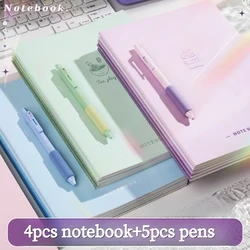 Gradient Color Notebook Student Classroom Notes B5 Notebook High Appearance Diary Homework Learning Registration Book