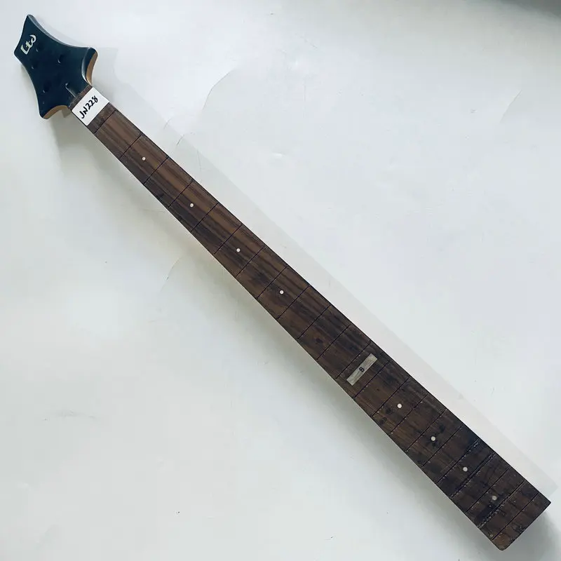 

jN228 Unfinished 4 String Electric Bass Neck 24 Frets Genuine LTD Authorised Surface Dirty and Damages for DIY