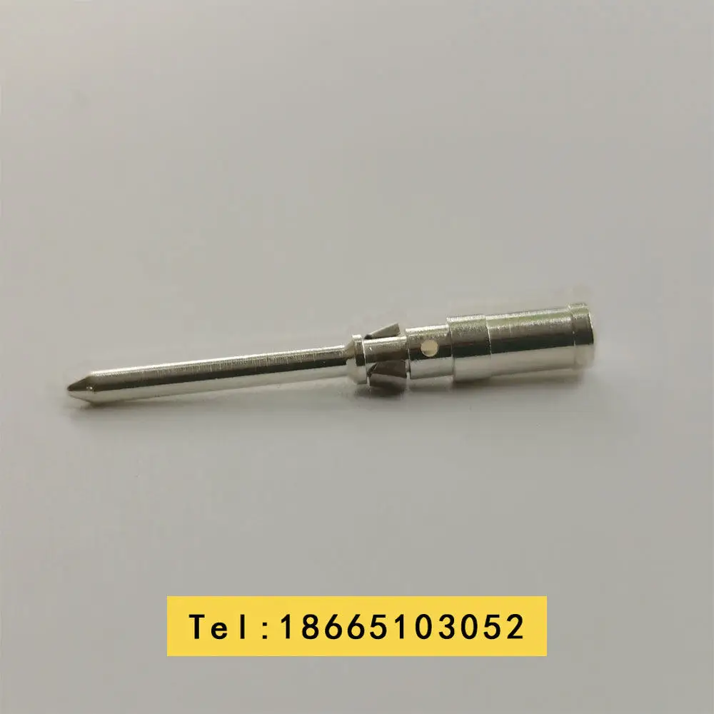 10PCS, New 09150006101 HARTING Connectors Crimp Pin 10A Male Pin Silver Plated 1.5mm ²