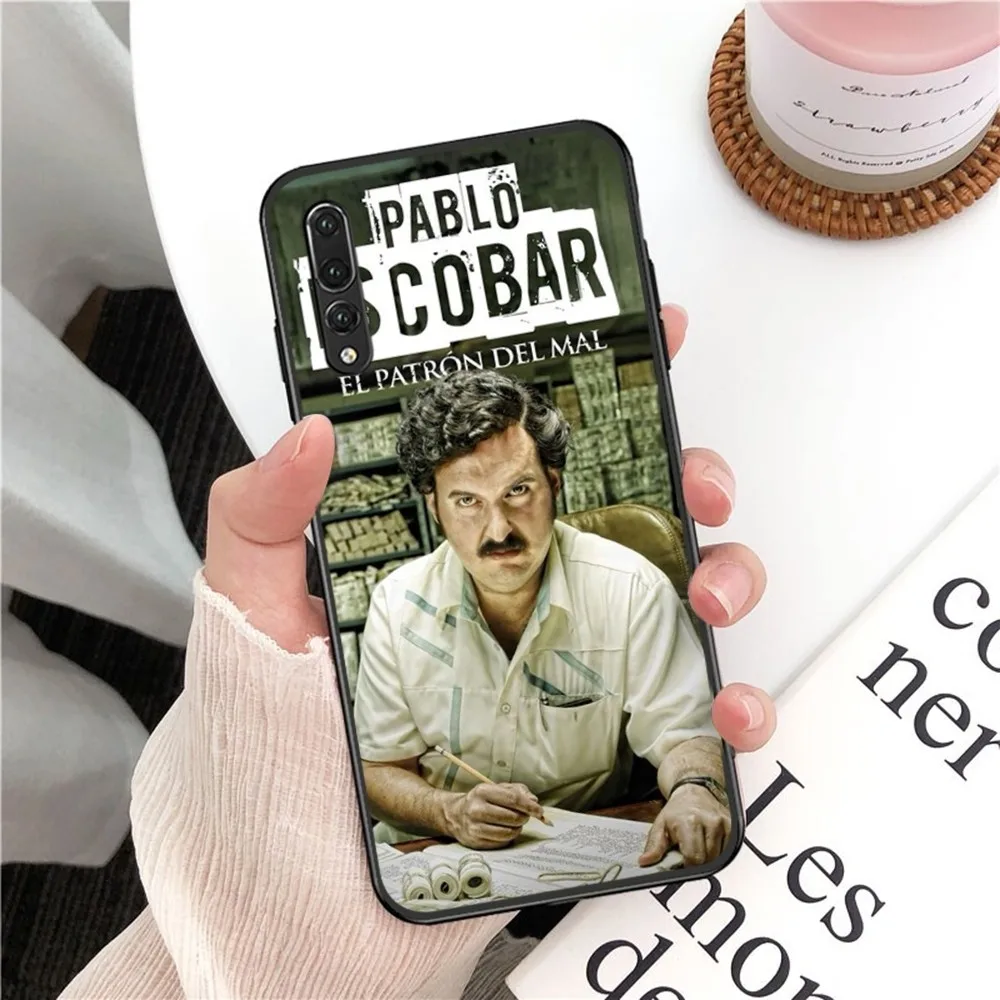 Narcos TV Series Pablo Escobar Phone Case For Huawei P 8 9 10 20 30 40 50 Pro Lite Psmart Honor 10 Lite 70 Mate 20lite