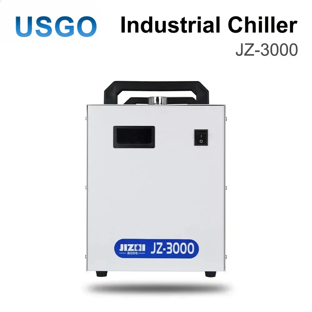 USGO JZ-3000 Industrial Water Chiller 110V 220V Cooling System for 60W 80W CO2 Laser Tube Engraving Cutting Machine