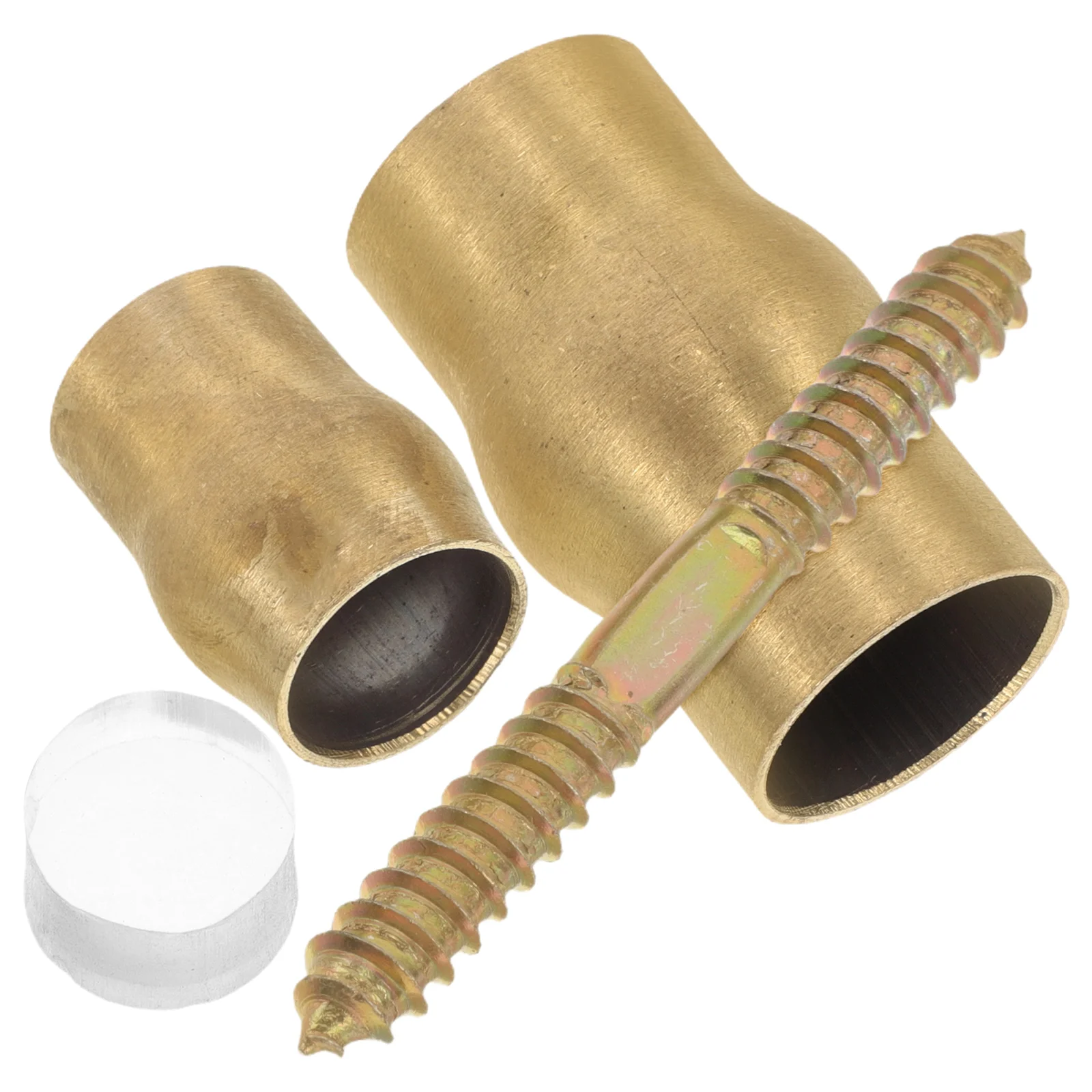 

Crutch Joint Accessories Walking Stick Copper Elderly Cane Anti-slip Ferrule Lathe Handle Brass DIY Hardware Kit for Senior