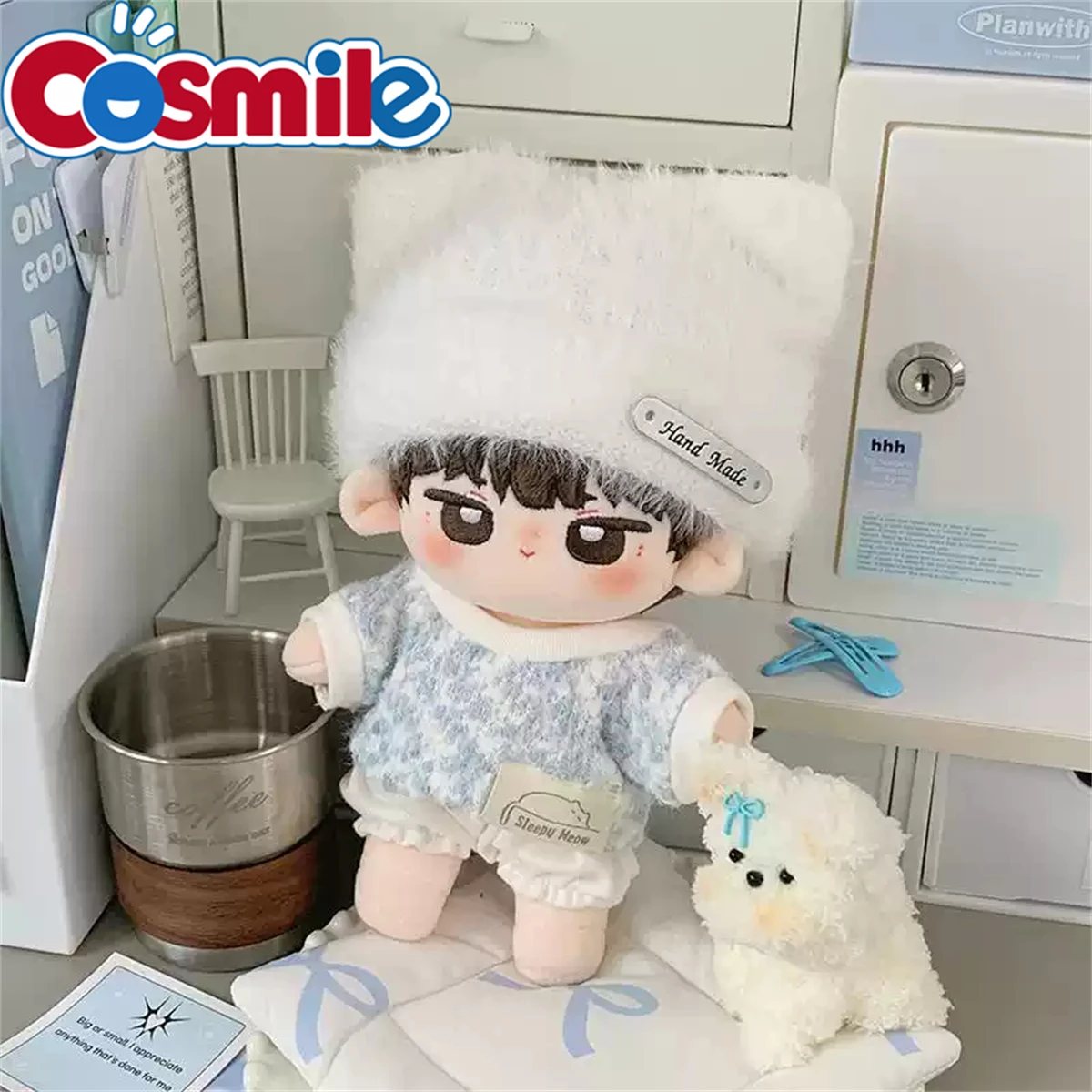 20cm Doll Clothes Fashion Sweet Cool Costume Suit Stuffed No Attribute Plushies Plush Doll Accessories Anime Toy For Kids Gifts