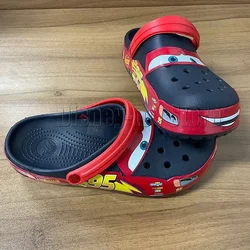 Disney Mcqueens Pixar Cartoon Solid pantofole impermeabili sandali da esterno Casual traspirante alla caviglia Eva adulto rosso nero scarpe