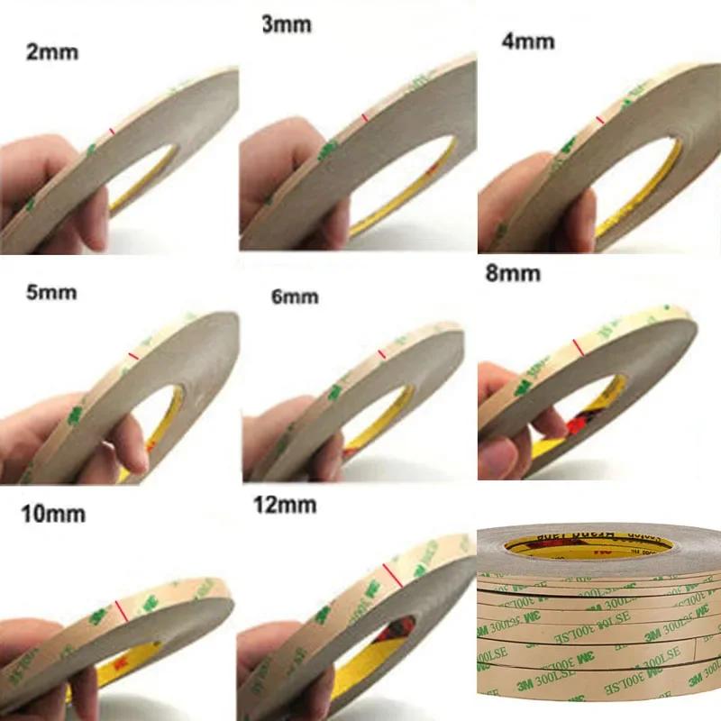 

1pcd for 3-m 300LSE Double Sided Super Sticky Heavy Duty Adhesive Type Cell Phone Repair 4mm-12mm decoration accessories
