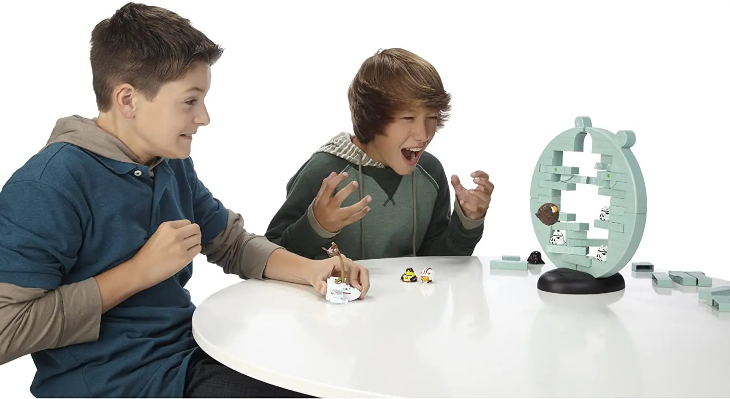 Originele Hasbro Angry Birds Star Wars Jenga Board Game Death Star Catapult Familie Educatief Tafel Spelletjes Voor Kinderen Volwassenen Party