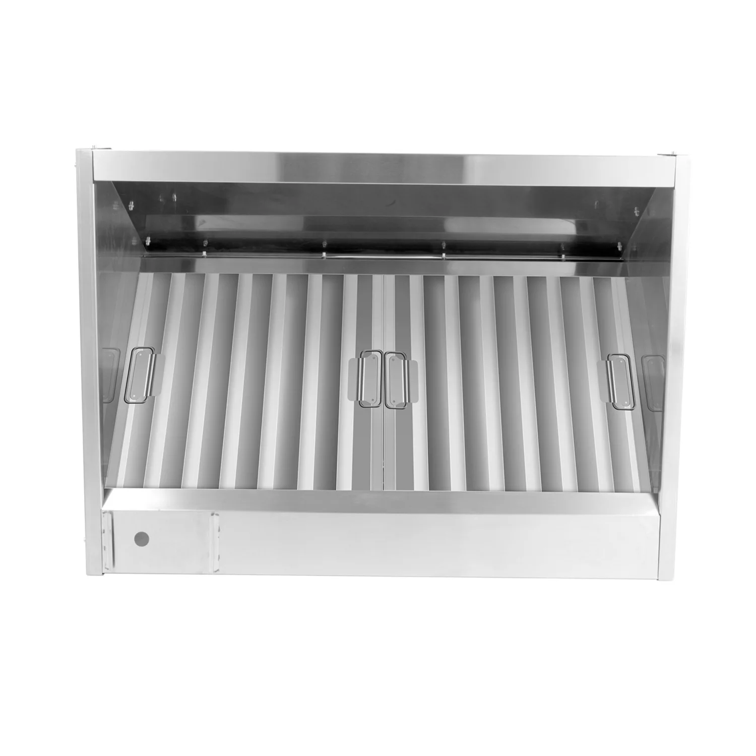 

Stainless steel range hood SS #201 Stainless steel hood, high-end commercial kitchen canteen large range hood