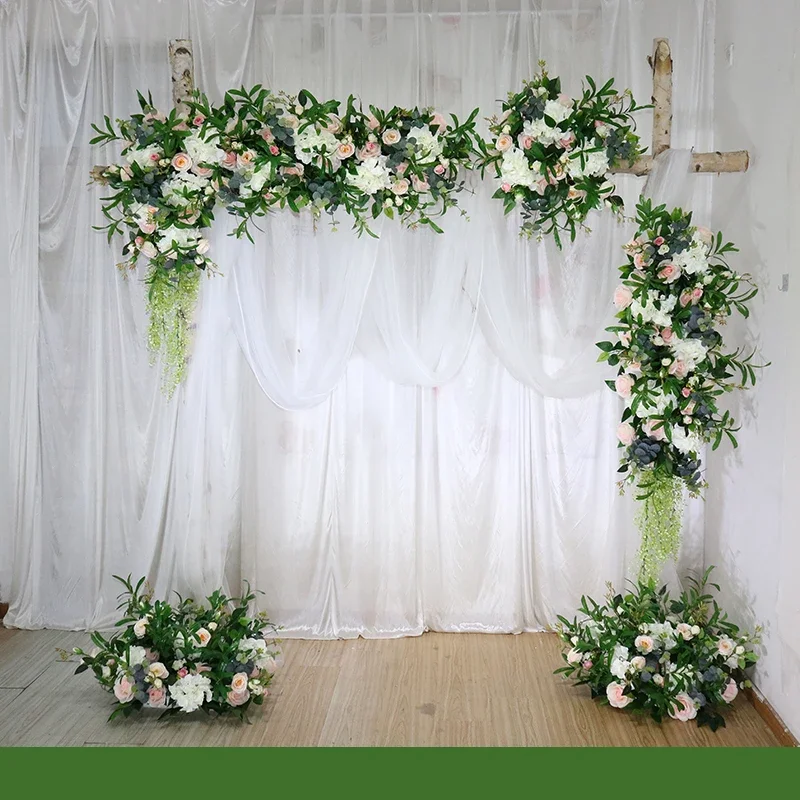 Customized Wedding Flower Arrangements, Floral Set, Outdoor Decoration, Marriage Event, Party Shop Window Display Flowers