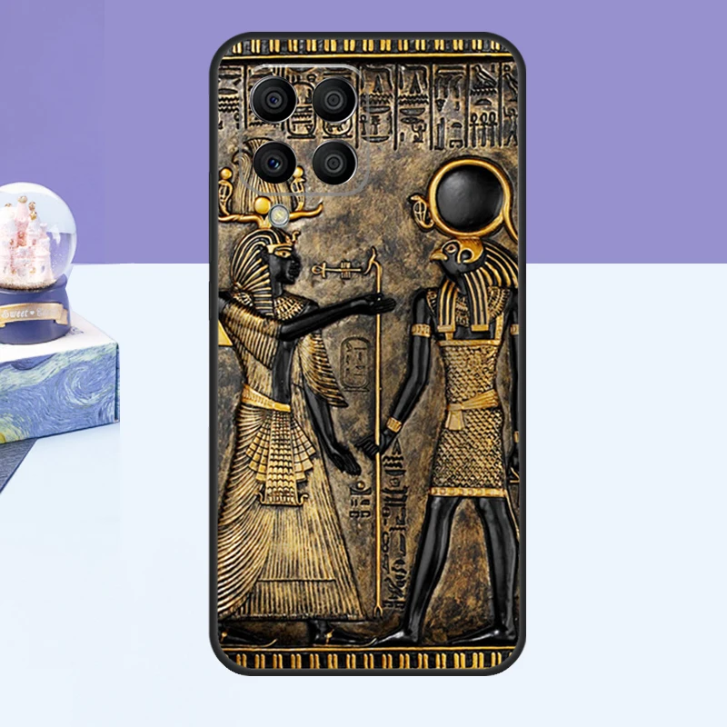 Sacred Eye of Horus Egypt Fresco Case For Samsung Galaxy M31 M51 M32 M52 M12 M13 M23 M33 M53 M14 M34 M54 M30s M31s M20 Cover