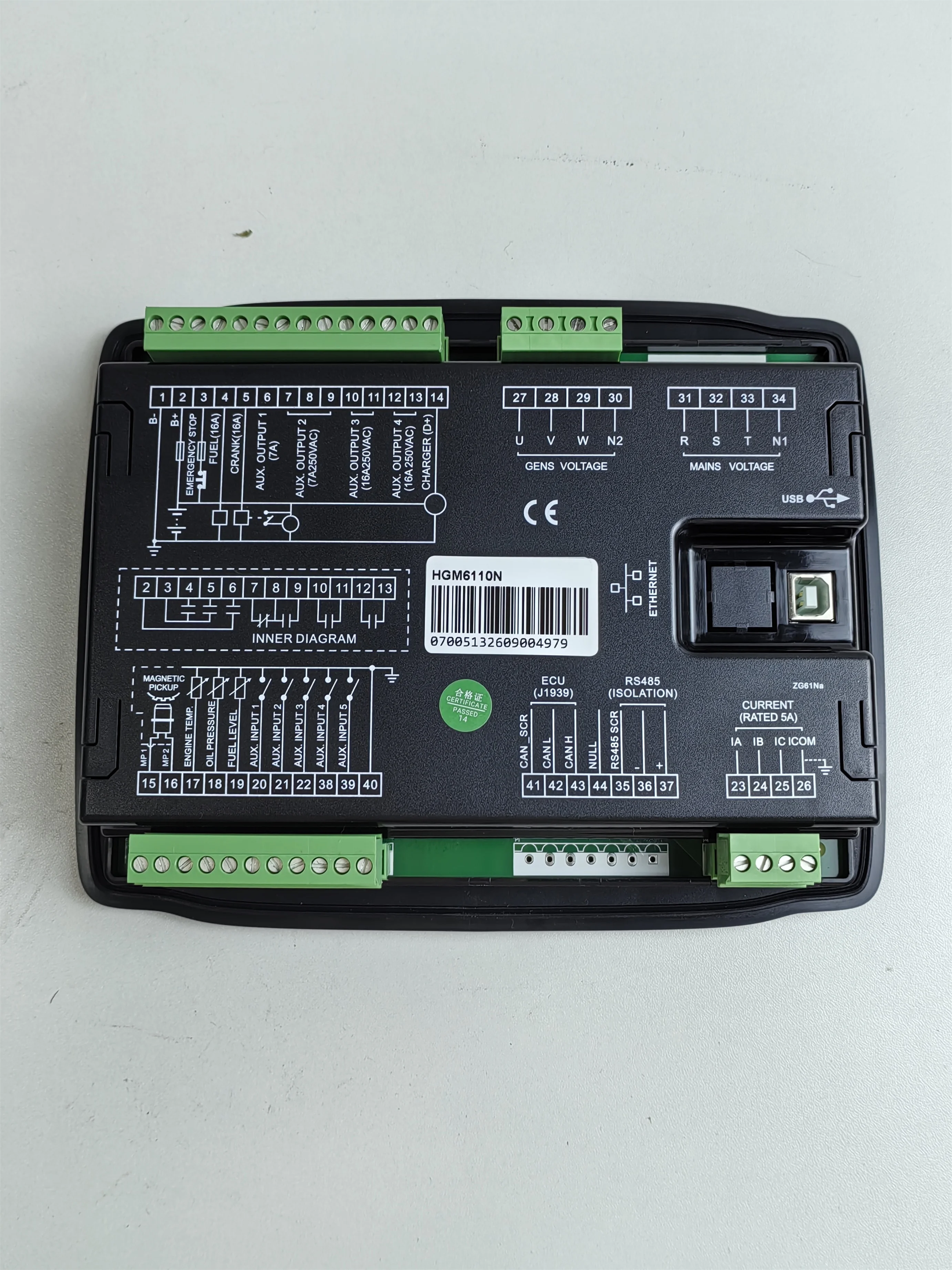 Smartgen HGM6110N Generator Control Pannel Electronic Module for Diesel Genset Spare Parts HGM 6110N