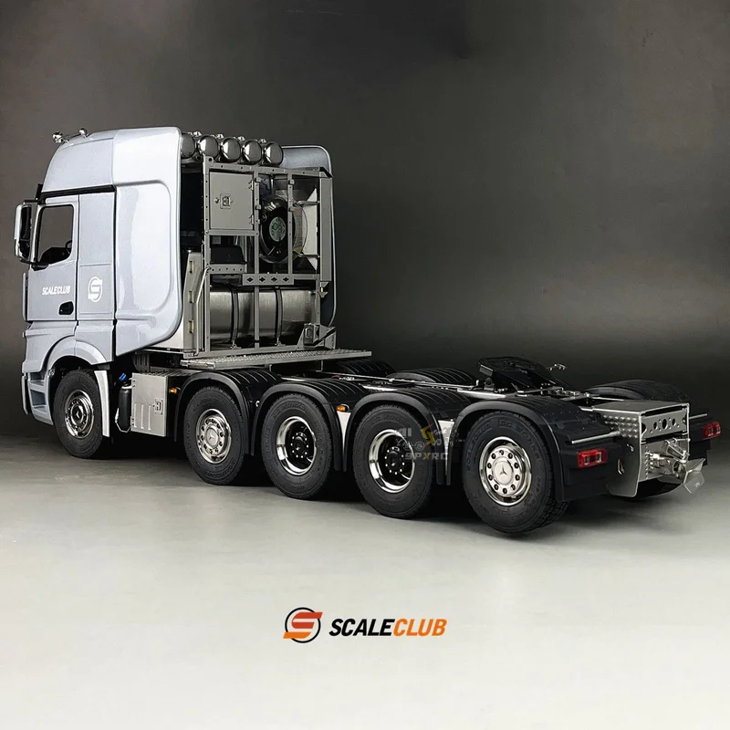 Scaleclub Model 1/14 For Benz 10X10 Heavy Towing For Oka SLT Large Transport Truck For Tamiya  Lesu Rc Trailer Tipper