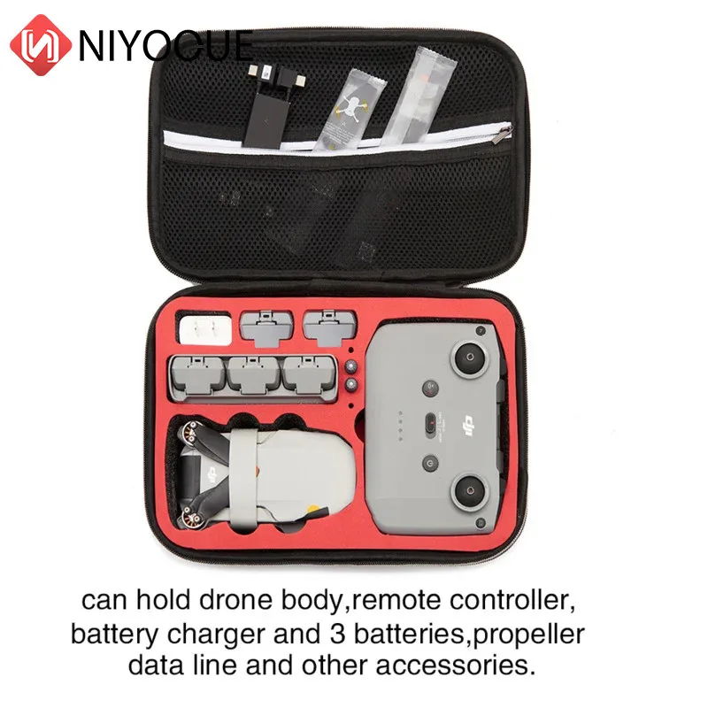 Portable Carrying Case Remote Controller Battery Drone Body Handbag Storage Bag For DJI Mavic Mini 2 Drone Accessories