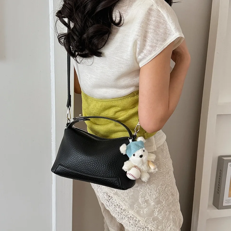 Luxury Hand Bags for Women Designer Fashion Soft Leather Purse Shoulder Crossbody Bags Ladies Solid Color Handbag New Sac A Main