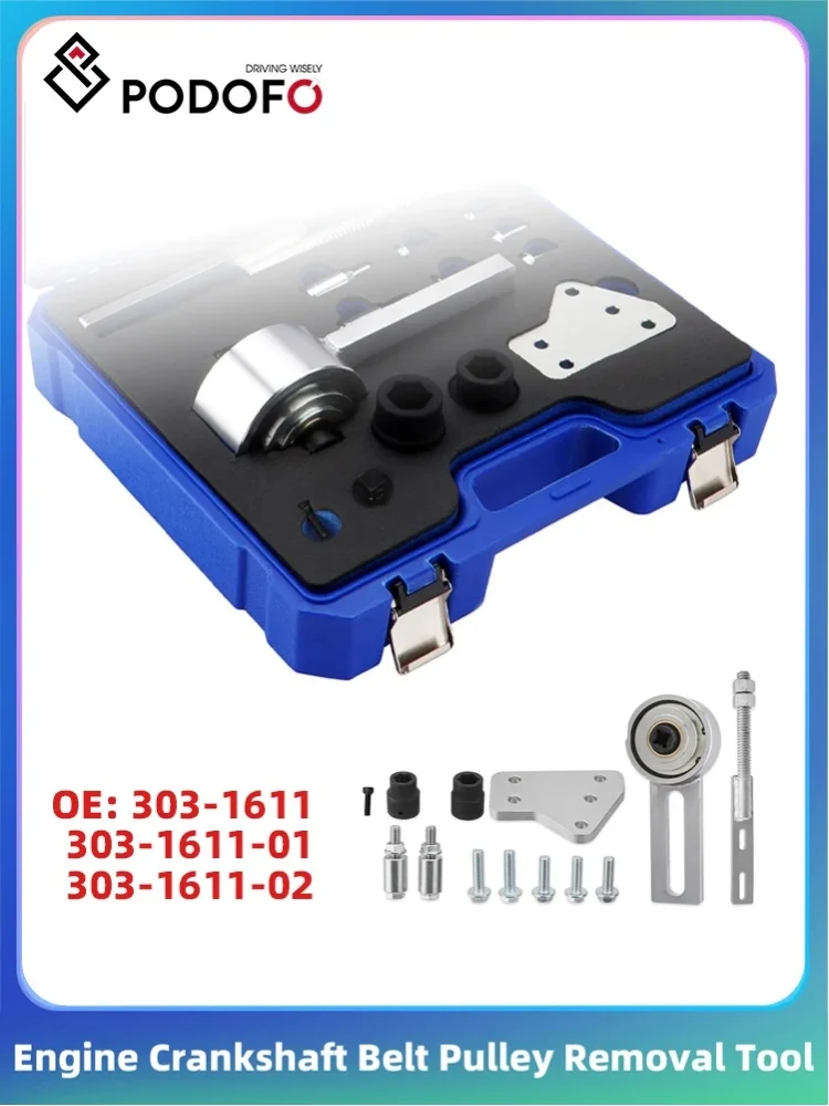 Zestaw wzmacniacza momentu obrotowego Podofo, duplikator momentu obrotowego do 1.0 EcoBoost, 1.0 Duratec 11, Duratec 2.0, Duratorq, do demontażu i naprawy opon samochodowych. — 2