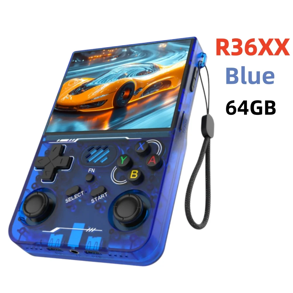 R36S Retro R36 Ultra Handheld Videogameconsole IPS Scherm 128GB Spellen Draagbare Pocket Player Linux Systeem R36XX PRO