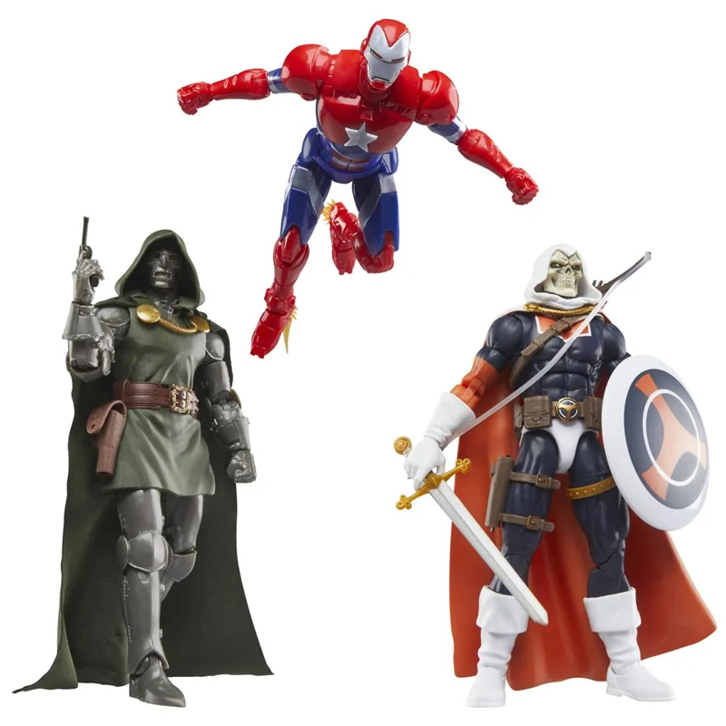 Hasbro Marvel Legends Series Doctor Doom/TASKMASTER/IRON PATRIOT 85th Anniversary 6-in Action Figure Collectible Model Gift New