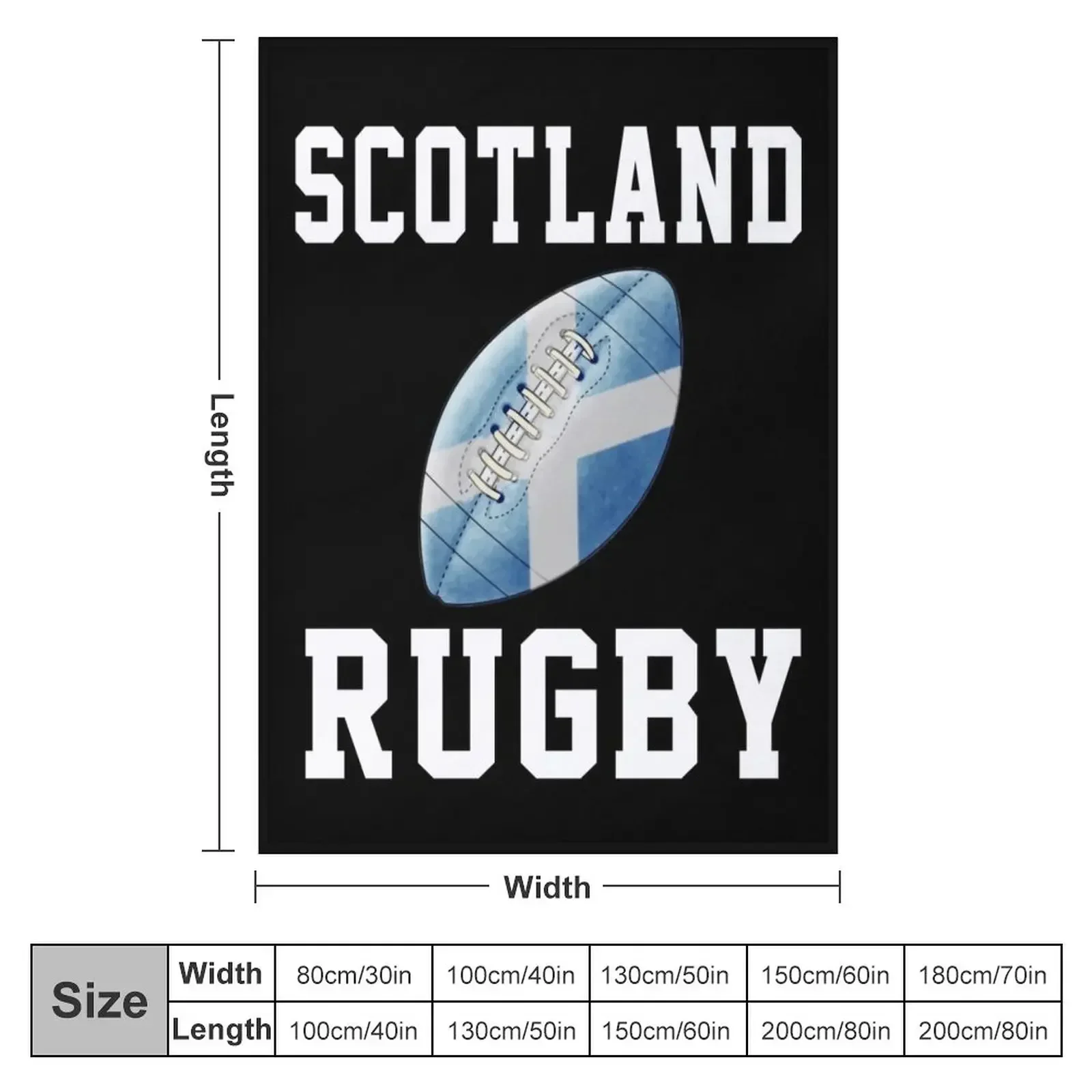 Scotland Rugby Throw Blanket Soft Plaid warm for winter Thins Luxury Throw Blankets