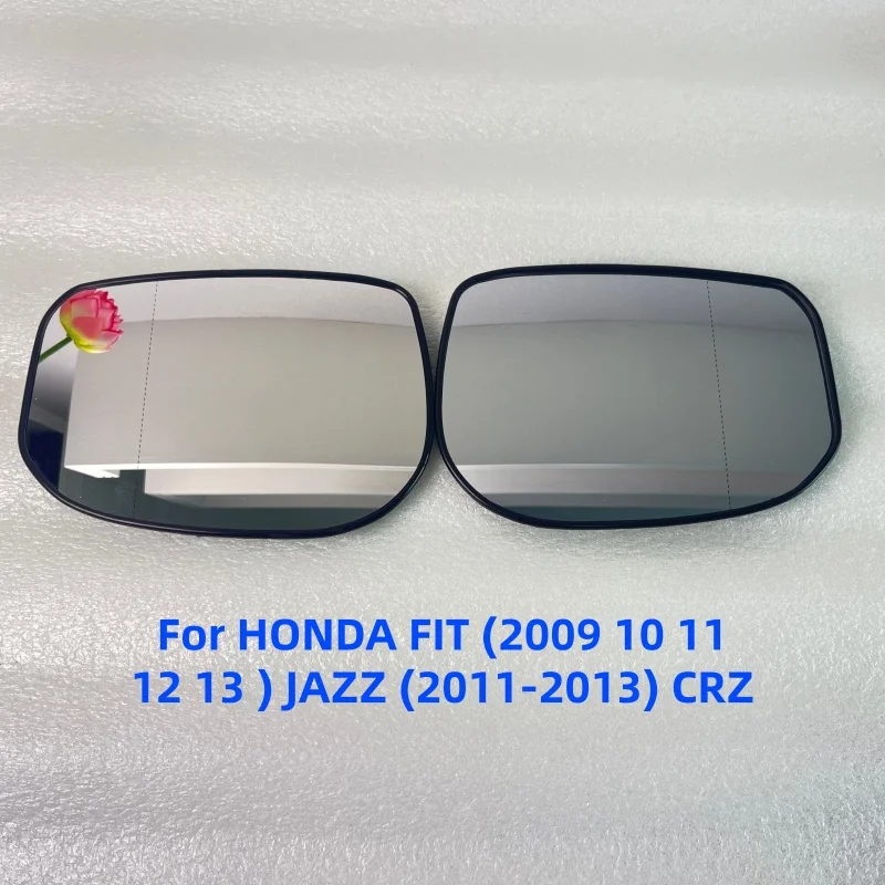 Wide Angle Heated Car Mirror Glass for HONDA FIT (2009 10 11 12 13) JAZZ (2011–2013) CRZ New