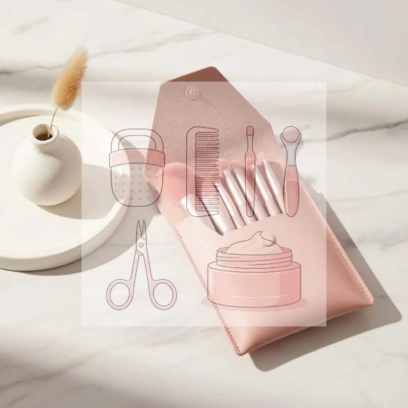 8 PCS Premium Professional Makeup Brush Set Soft Synthetic Bristles Portable PU Case For Daily Use Travel And Beauty Enthusiasts