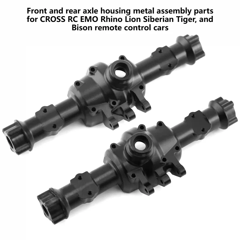 Front and Rear Axle Housing Metal Assembly Parts for CROSS RC EMO Rhino Lion Siberian Tiger and Bison Remote Control Cars