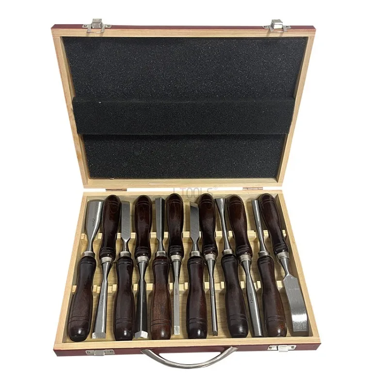 Wood Carving Knife Chisel Woodworking Cutter Hand Tool Set Carpentry Flat Chisel DIY Cutter Professional Sculptural Wood Chisel